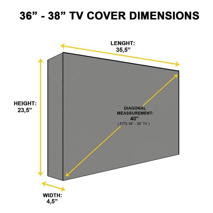 Universal Outdoor Tv Cover - 46-48 Inch Waterproof