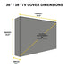 Universal Outdoor Tv Cover - 46-48 Inch Waterproof