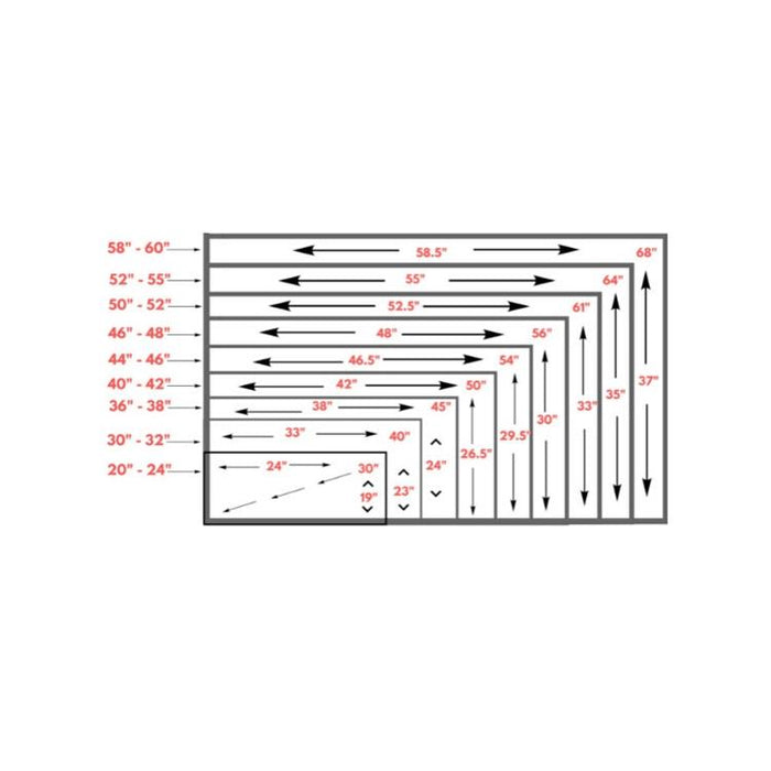 Universal Outdoor Tv Cover - 46-48 Inch Waterproof