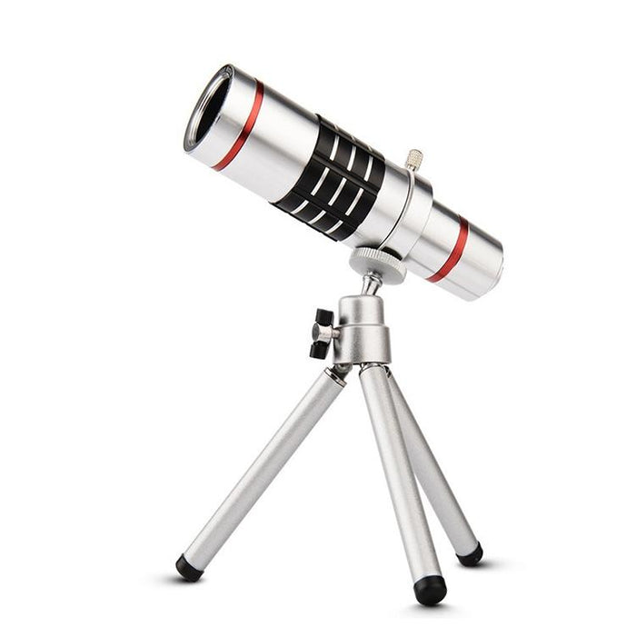 Outdoor Telescope Mobile Phone Accessories Shooting Telephoto Lens With Universal Metal Clip