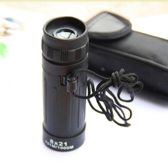 8X21 Telescope Compact Mini Blue Film Monoculars