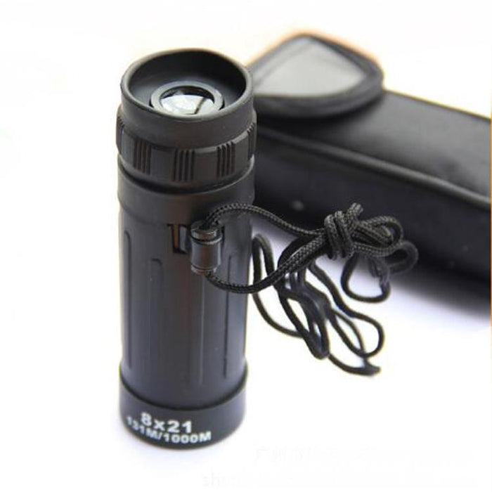 8X21 Telescope Compact Mini Blue Film Monoculars