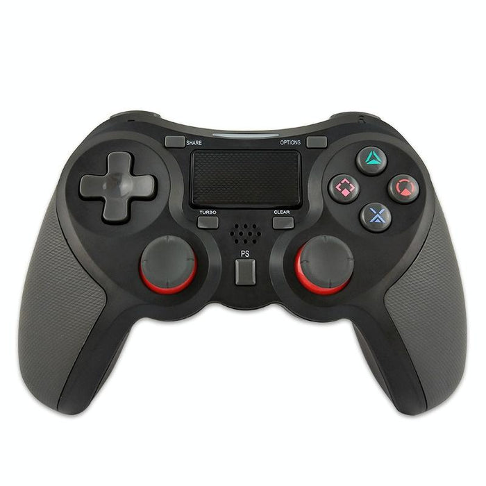 Rubberized Wireless Game Controller Bluetooth Handle For Ps4 Host