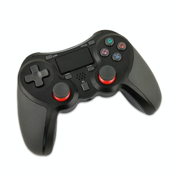 Rubberized Wireless Game Controller Bluetooth Handle For Ps4 Host