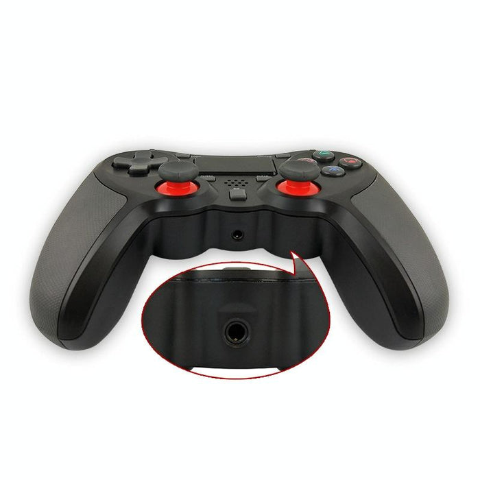 Rubberized Wireless Game Controller Bluetooth Handle For Ps4 Host