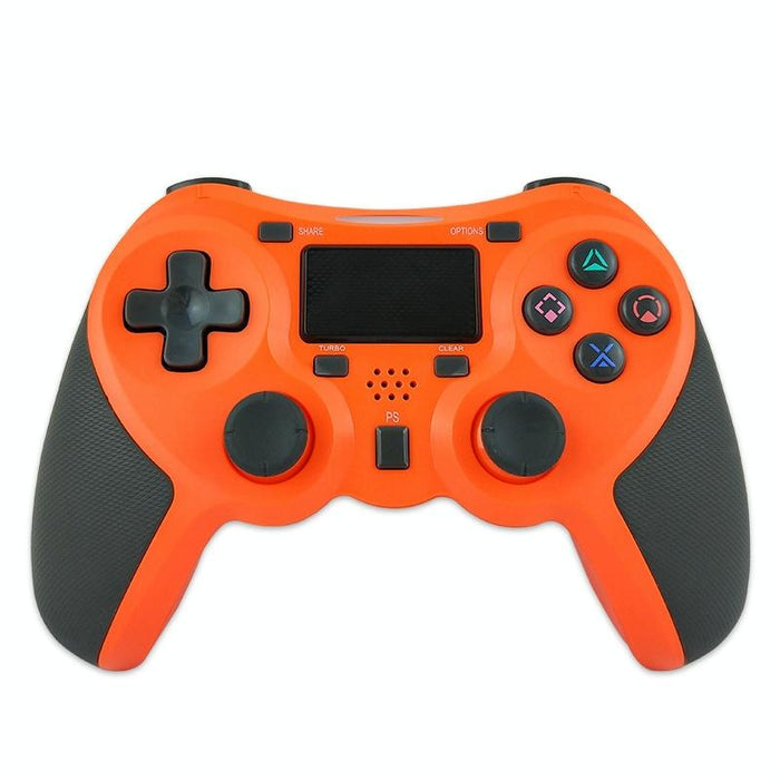 Rubberized Wireless Game Controller Bluetooth Handle For Ps4 Host