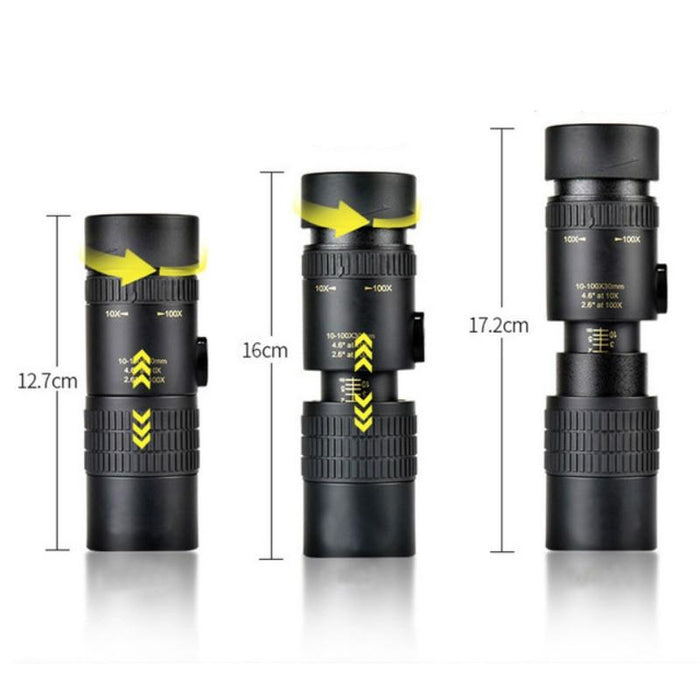 High Magnification Hd Low Light Level Night Vision Continuous Zoom Monocular Specification 10 - 30 X 30