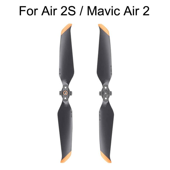 1 Pair Noise Uction Propeller For Dji Air 2s / Mavic 2