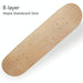 Four-wheeled Skateboard 8-layer Maple Double Raised Surface