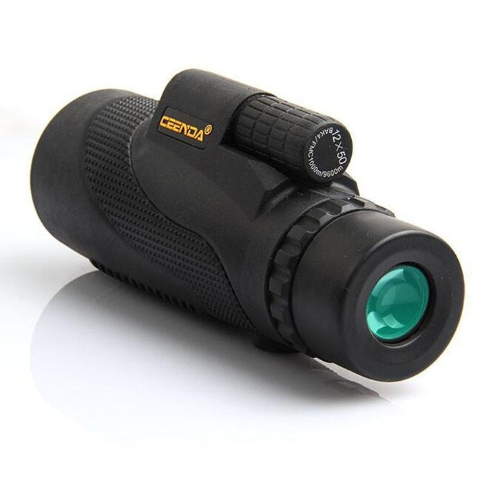 12 X 50 Monocular Binoculars High Power Hd Full Optics Telescopes - Standard