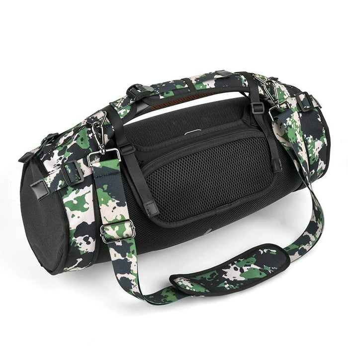 For Jbl Boombox Bluetooth Speaker Single-Shoulder Strap Storage Bag With Phone Bag Camouflage