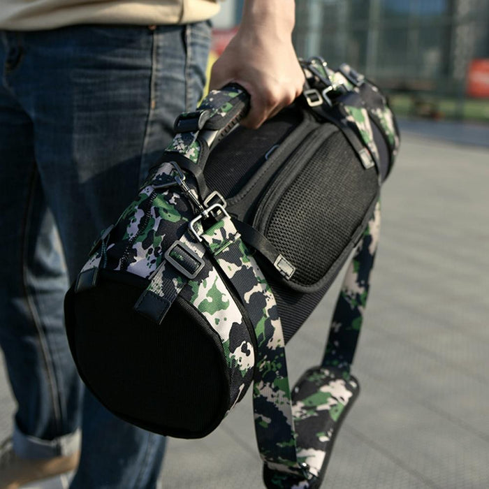 For Jbl Boombox Bluetooth Speaker Single-Shoulder Strap Storage Bag With Phone Bag Camouflage