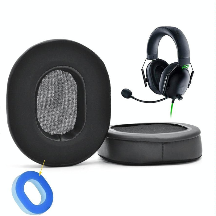 2 Pcs Sponge Cover Ear Pads For Razer Blackshark V2 X - Ice Sense