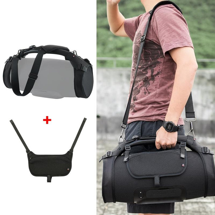 Bluetooth Speaker Single Shoulder Strap Case & Phone Bag Set For Jbl Boombox 1/2