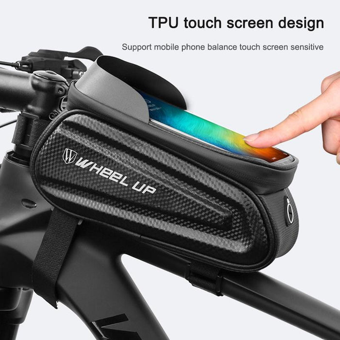 Mountain Bike Front Beam Bag With Phone Holder