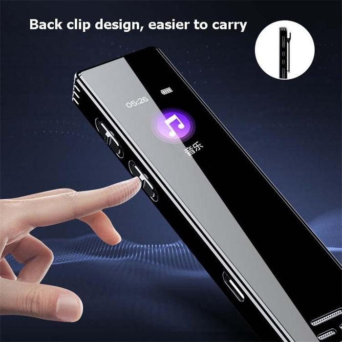 Mrobo A10 Professional Voice Recorder Hd Noise Reduction Student Mp3 Colour Screen Player Capacity 8Gb