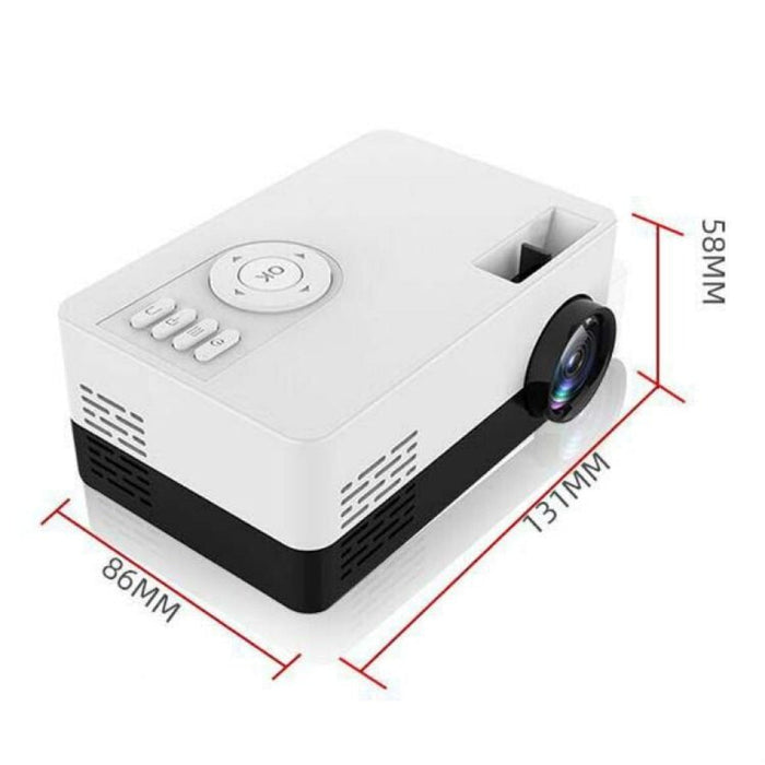 S261/J16 Home Mini Hd 1080P Portable Led Projector Supports Tf Card / Av / U Disk