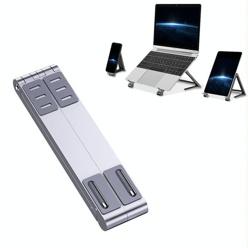 Metal Laptop Stand Computer Cooling Folding Mini Flat