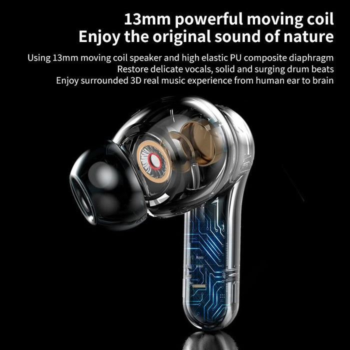 Anc Business Sports Tws Stereo Dual Ears Bluetooth V5.0 & Edr Earphone With Charging Box White