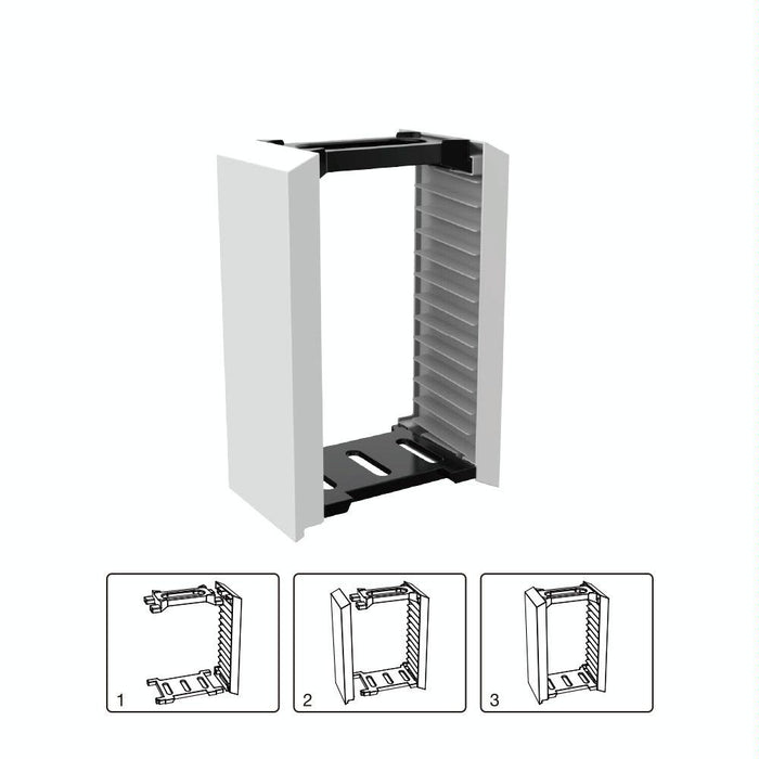 Tp5-0520 Console Game Cd Storage Rack Can Accommodate 12 Double-Layer Disc Racks For Ps5