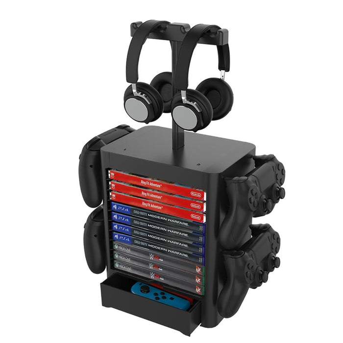 Game Disc Storage Rack Headphone Storage Rack For Ps5 / Xsx