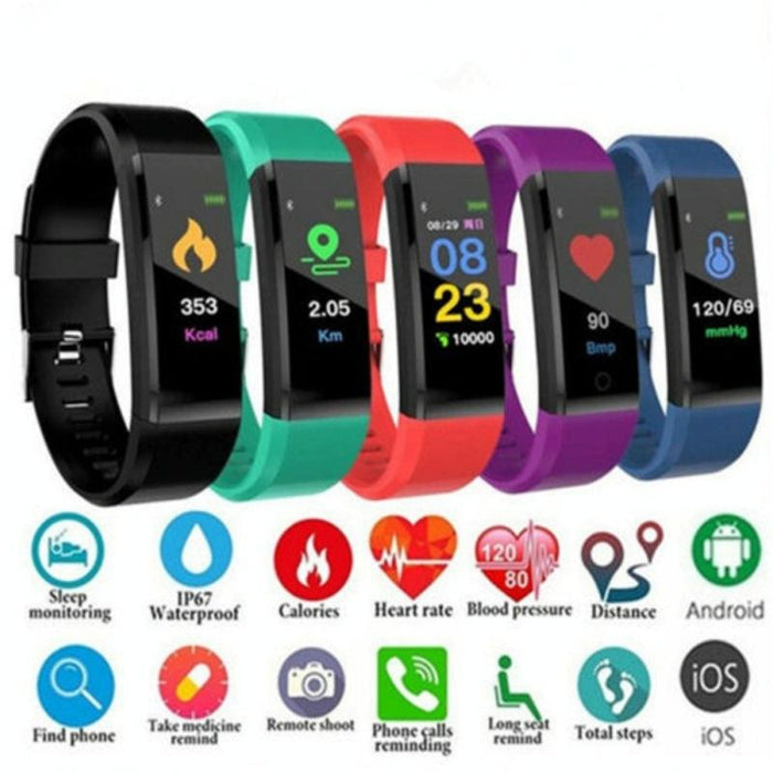 Oled Smart Watch Pedometer Fitness Tracker