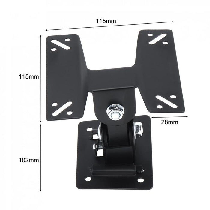 Universal Rotated Tv Pc Monitor Wall Mount Bracket For 14 ~ 24 Inch Lcd Led Flat Panel Tv With 180 Degrees Around The Pivot