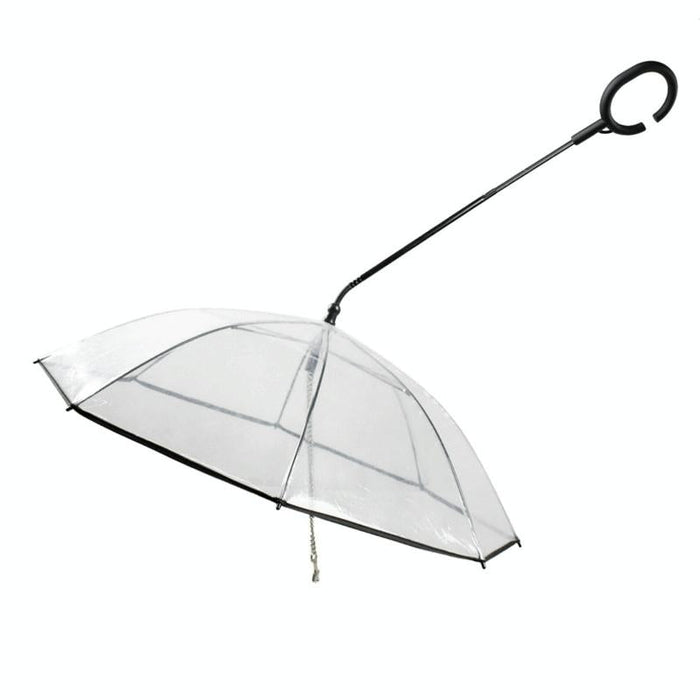 Adjustable Transparent Pet Umbrella For Rainy Walks