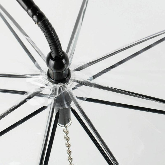 Adjustable Transparent Pet Umbrella For Rainy Walks