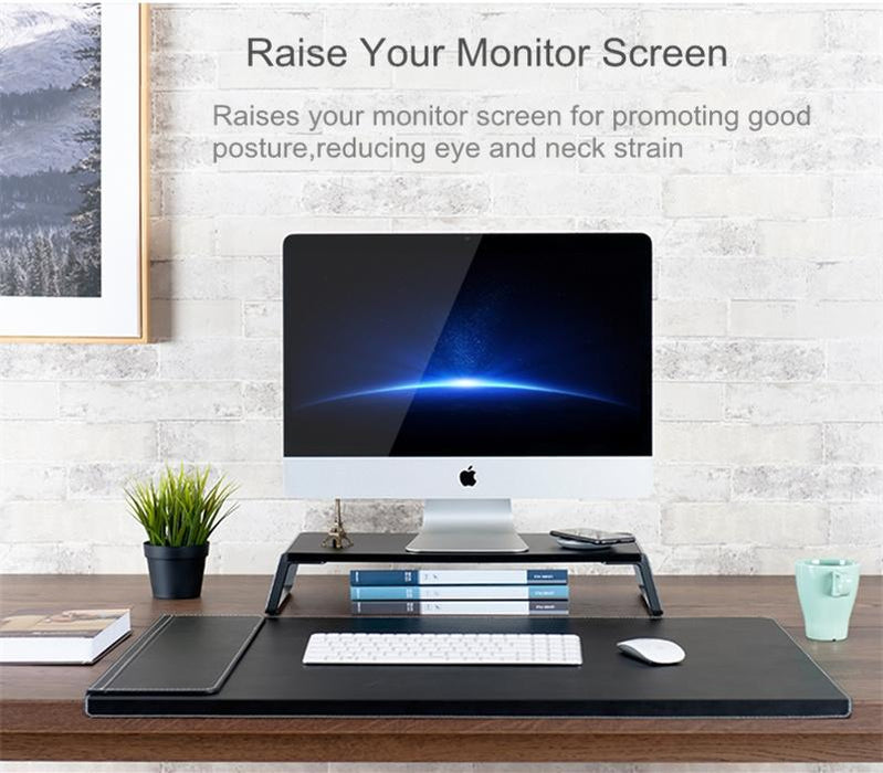 Monitor Stand Riser With Metal Feet For Imac Macbook Lcd