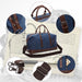 Men Leather Duffel Bag for Carry-on Travel