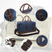 Men Leather Duffel Bag for Carry-on Travel