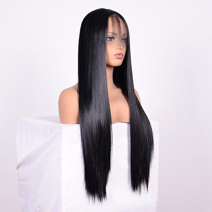 14 Straight Lace Front Human Hair Wig Style 1