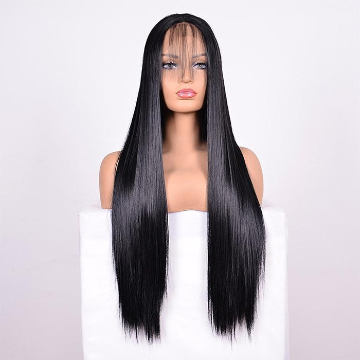 14 Straight Lace Front Human Hair Wig Style 1