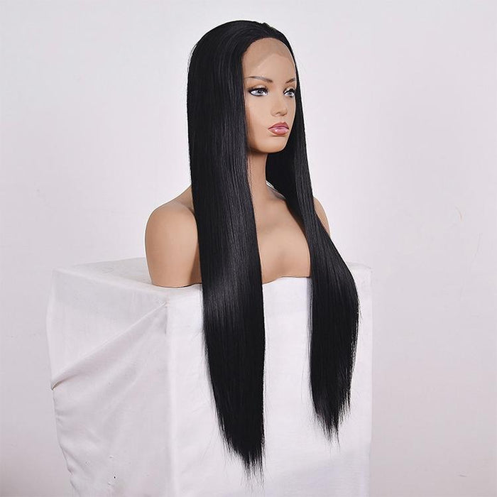 14 Straight Lace Front Human Hair Wig Style 2