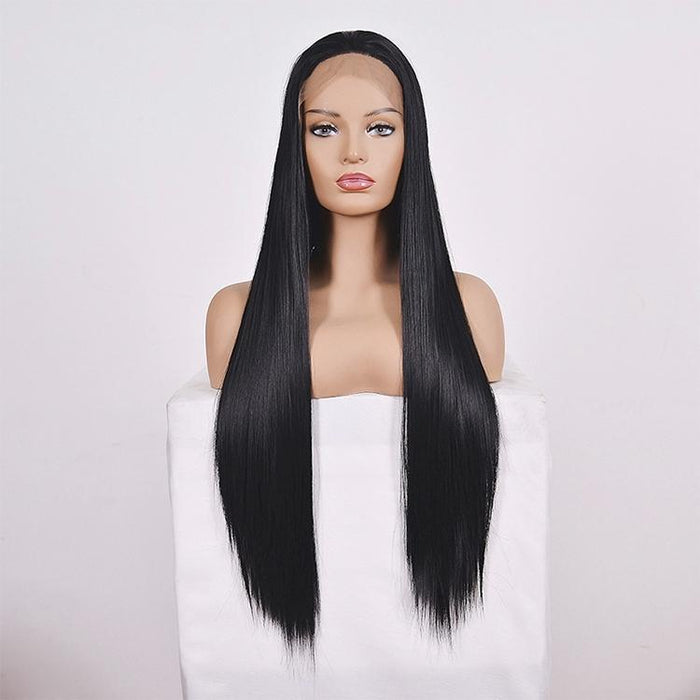 14 Straight Lace Front Human Hair Wig Style 2