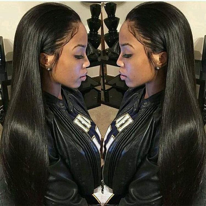 26 Straight Lace Front Human Hair Wig Style 2