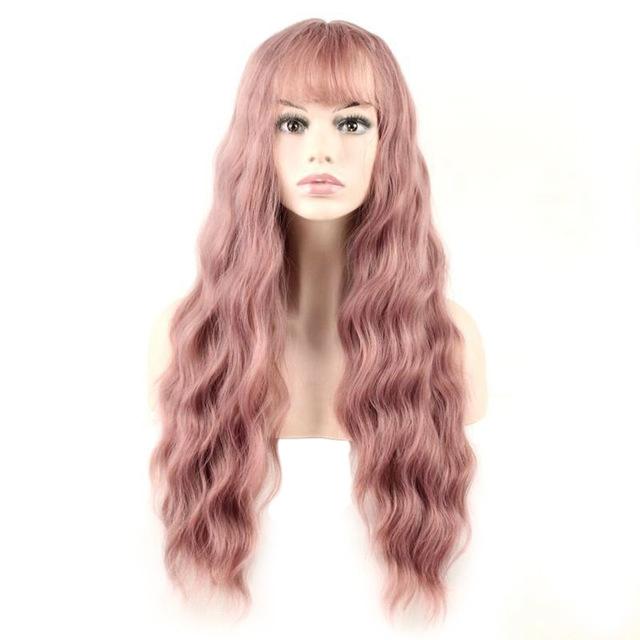 Long Curly Blend Wig - Soft Texture