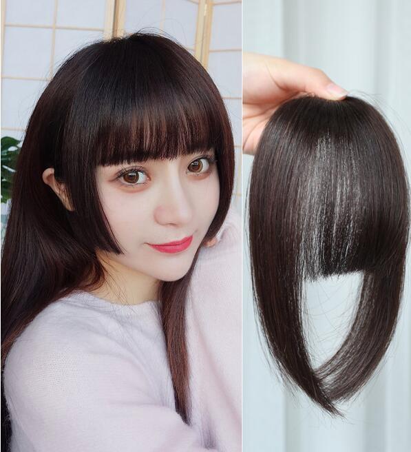 Synthetic Fringe Clip In Hair Extensions For Women