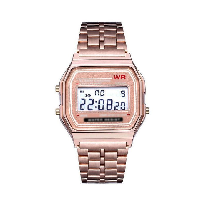 Unisex Sports Led Digital Waterproof Quartz Wristwatch