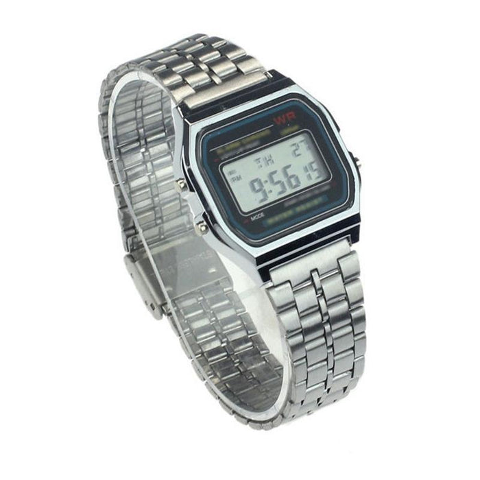 Unisex Sports Led Digital Waterproof Quartz Wristwatch