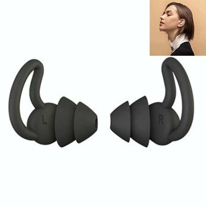 1 Pair Shark Fin Nnti-Falling And Noise-Reducing Earplugs Anti-Noise Earplugs For Sleeping Dormitory Noise Cancelling And Noise Prevention Earplugs