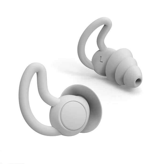 1 Pair Shark Fin Nnti-Falling And Noise-Reducing Earplugs Anti-Noise Earplugs For Sleeping Dormitory Noise Cancelling And Noise Prevention Earplugs