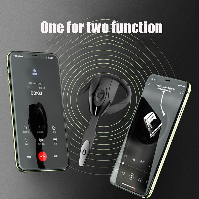 Ps3 Scorpion Unilateral Hanging Ear Bluetooth 5.0 Black Hole Earphone