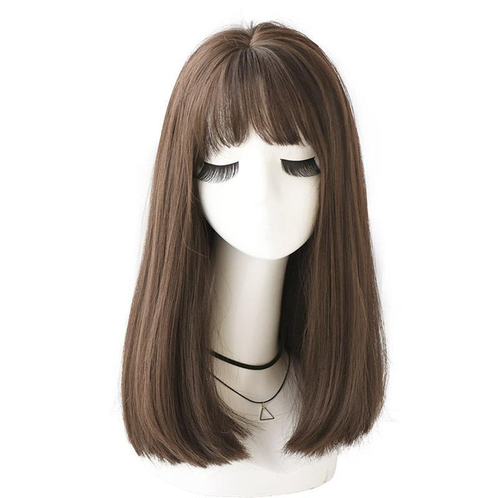 45Cm Short Cold Synthetic Wig For Women