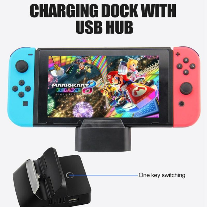 Portable Hdmi Converter For Switch Cooling And Charging Base