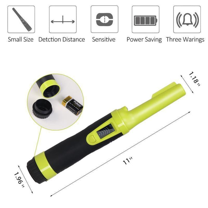 Hs-10 Handheld Waterproof Metal Detector Lcd Display Metal Positioning Rod