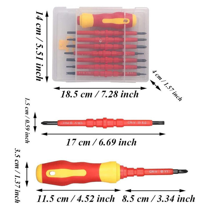 7 In 1 Bit Insulation Multipurpose Repair Tool Screwdriver