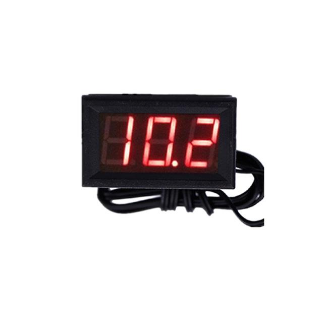 12V Led Digital Thermometer 50~110C Probe Sensor