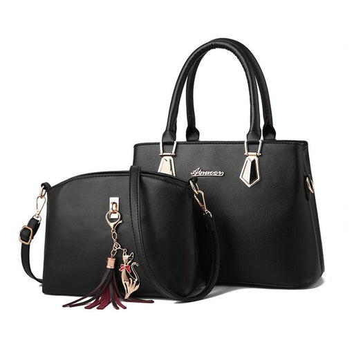 2 In 1 Women Casual Fashion Messenger Handbags Large